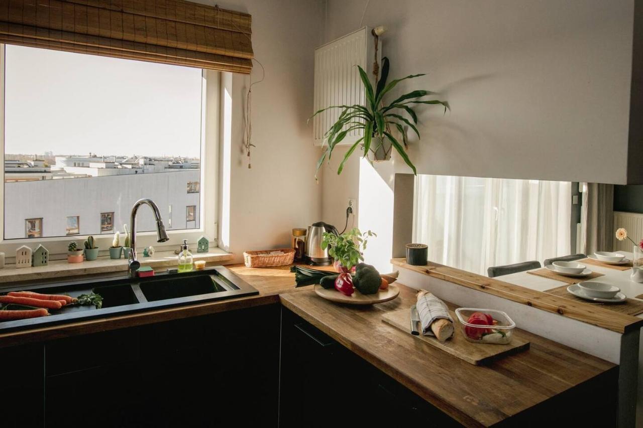 Dwupoziomowy, Rodzinny Apartament. Ochrona, Garaz. Warsaw Exterior photo